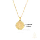 Catholic Town Saint Michael the Archangel Religious Medal with Chain – Available in Gold and Silver