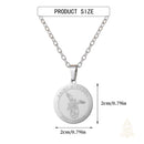 Catholic Town Saint Michael the Archangel Religious Medal with Chain – Available in Gold and Silver