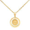 Catholic Town stainless steel Saint Benedict Medal Necklace Available in Gold and Silver colors