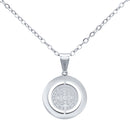 Catholic Town stainless steel Saint Benedict Medal Necklace Available in Gold and Silver colors