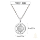 Catholic Town stainless steel Saint Benedict Medal Necklace Available in Gold and Silver colors