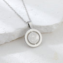 Catholic Town stainless steel Saint Benedict Medal Necklace Available in Gold and Silver colors