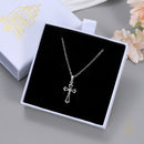 Catholic Town Minimal Catholic Cross Stainless Steel Necklace – Gold & Silver