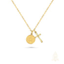 Catholic Town – Saint Benedict Medal & Cross with Stainless Steel Chain | Available in Gold & Silver