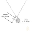 Catholic Town – Saint Benedict Medal & Cross with Stainless Steel Chain | Available in Gold & Silver