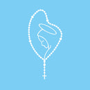 Catholic Town Virgin Mary Vinyl Decal Sticker Cars Trucks Vans Walls Laptops ( Available in Black and White colors )