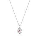 Catholic Town Divine Mercy " JESUS I TRUST IN YOU" religious oval medal with chain ( Available in Gold and Silver colors )