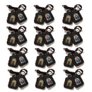 Catholic Town Sacred Heart of Jesus, Our Lady of Mount Carmel Leather Scapular (LSWCARD-BRN)