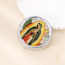 Catholic Town Our Lady of Guadalupe Red Bead Rosary with Matching Metal Keepsake Box ( ROSMIRNSG-RED )