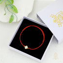 Catholic Town inspirational adjustable red cord bracelet – Stainless Steel Catholic Bracelet – Faith Protection Jewelry ( SSBSCROSS-REDG )