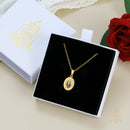 Catholic Town Our Lady of Charity "Virgen de la Caridad del Cobre" Stainless Steel medal with chain (SSPCCP20MCH-G)