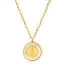 Catholic Town stainless steel Virgen de la Caridad del Cobre Medal Necklace ( Available in Gold and Silver colors )