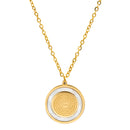 Catholic Town stainless steel Virgen de la Caridad del Cobre Medal Necklace ( Available in Gold and Silver colors )