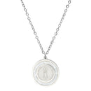 Catholic Town stainless steel Virgen de la Caridad del Cobre Medal Necklace ( Available in Gold and Silver colors )