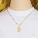 Catholic Town Virgin Mary Pendant Necklace – Stainless Steel Catholic Medal (Gold or Silver) – 20mm Marian Charm with 55cm Chain