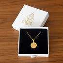 Catholic Town Sacred Heart of Jesus Medal Necklace ( Available in Gold and Silver colors )