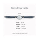 Catholic Town Saint Benedict Leather Bracelet with Stainless Steel Medal (CTLSSBSBM-GRYS)