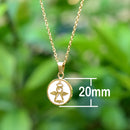 Catholic Town Religious Stainless-Steel Pendant with chain "ANGEL" (SSPAK20MCH-G)