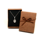 Catholic Virgen de la Caridad del Cobre Stainless Steel Medal with chain (SSPCK17MCH-S)