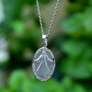 Catholic Town Divine Mercy and Sacred Heart of Jesus Double Sided Oval catholic pendant with chain ( Available in Gold and Silver colors )