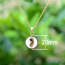 Catholic Virgen Maria Stainless Steel Pendant with chain (SSPM20MCH-G)