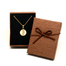 Catholic Virgen Maria Stainless Steel Pendant with chain (SSPM20MCH-G)